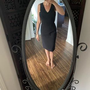 Black midi pencil dress Banana Republic